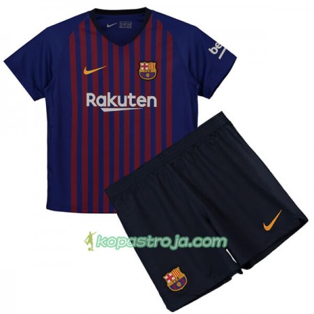 Billiga Fotbollströjor FC Barcelona Barn Hemma tröja 2018/19 Kortärmad